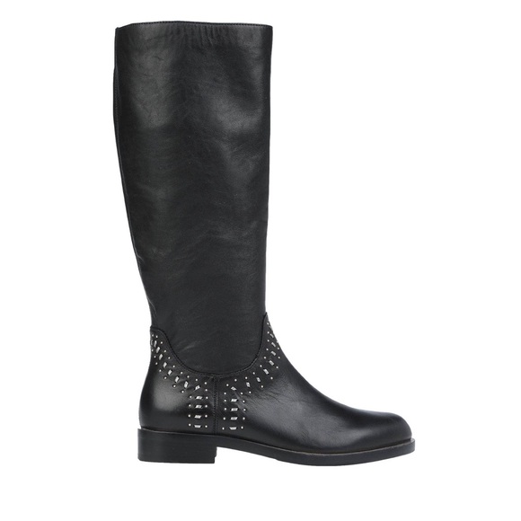 ❌SOLD ❌New! Rare GEOX Studded Leather Knee High Boots - Picture 2 of 15